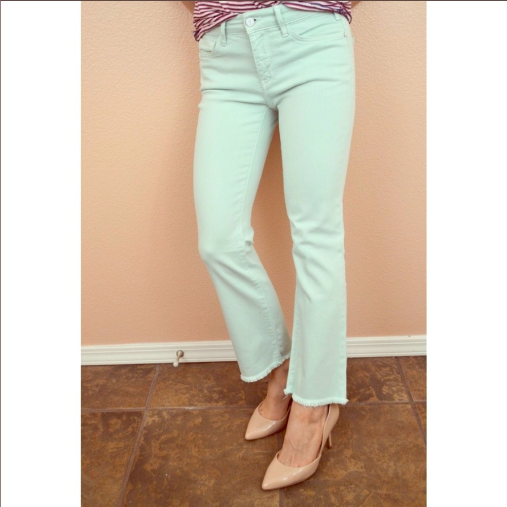 EUC Anthropologie Pilcro LetterPress Script Jeans